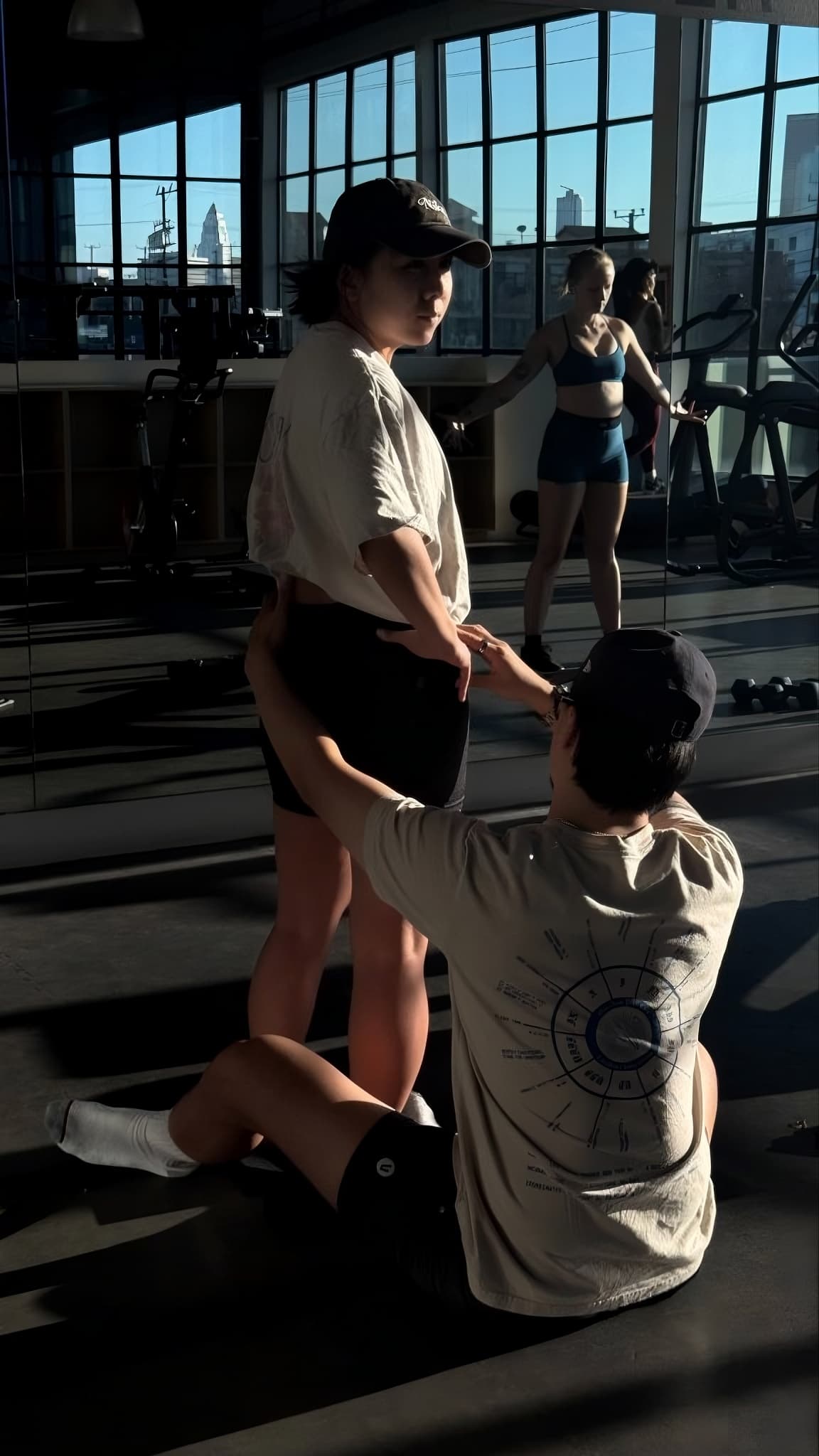 Dr. Alex Chau treating an athlete